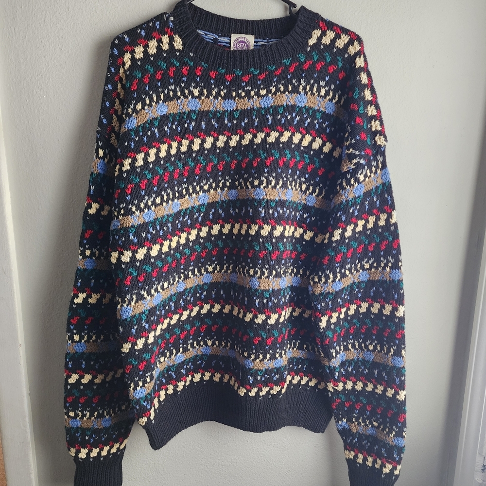 VINTAGE Saks Fifth Avenue Knit Sweater Medium